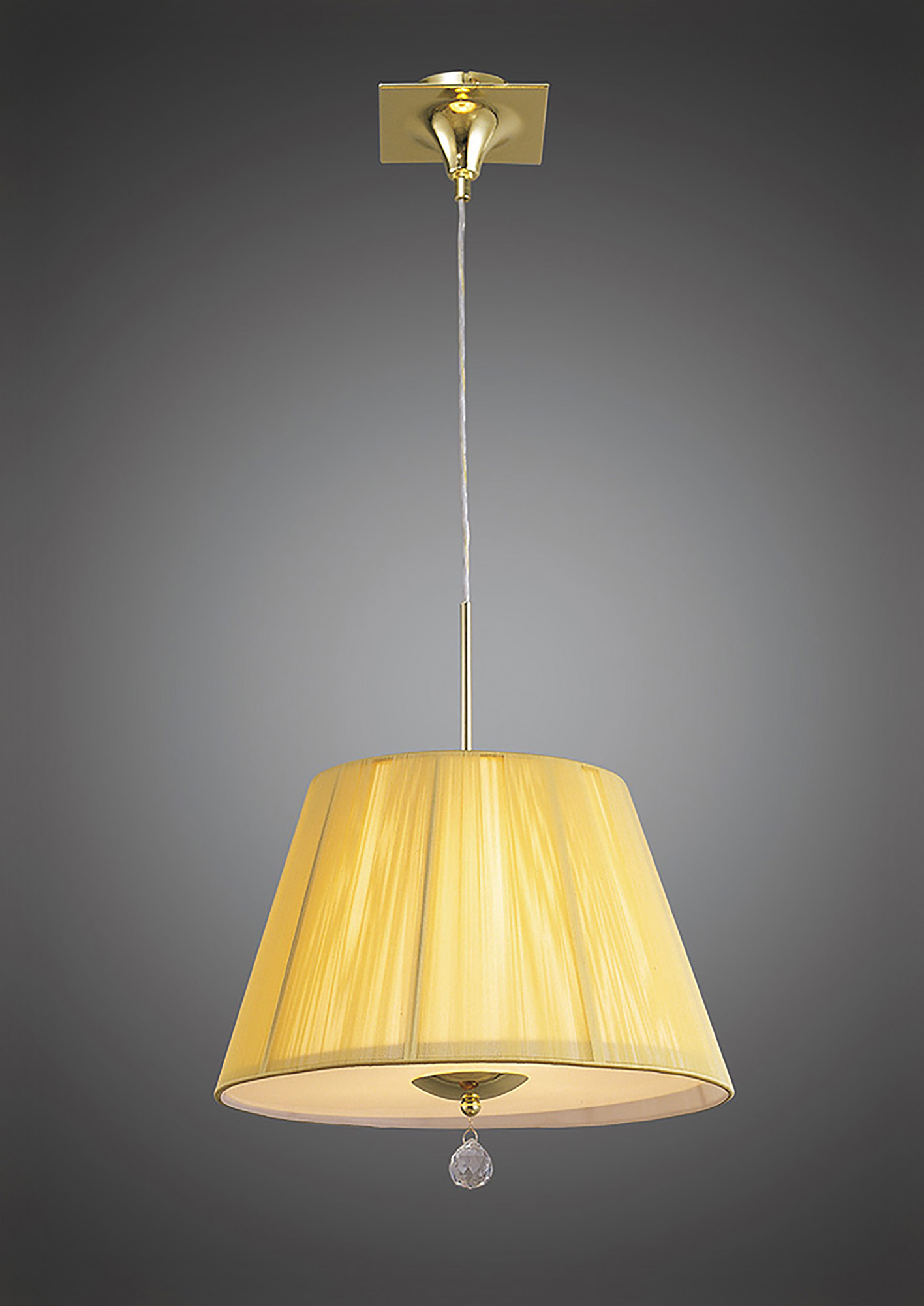 Siena Polished Brass Crystal Ceiling Lights Mantra Single Crystal Pendants Siena Polished Brass Crystal Ceiling Lights Mantra Single Crystal Pendants